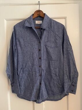 Xirena Travis Long Sleeve Flannel Overshirt Button Down | Women’s Size XS